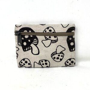 Pure Hemp Handmade Mushroom Design Coin Purse